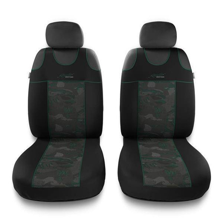 Coprisedili anteriori universali per Alfa Romeo 145 (1994-2000) - Auto-Dekor - Stylus 1+1 - verde