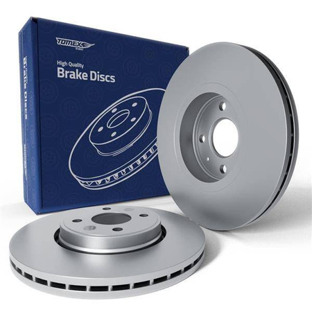 2x dischi freno per Renault Captur I Crossover (2013-2019) - ventilati - 280mm - Tomex - TX 70-22 (asse anteriore)