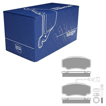 Pastiglie freni per Renault Maxity I Camion (2007-2014) - Tomex - TX 12-461 (asse posteriore)