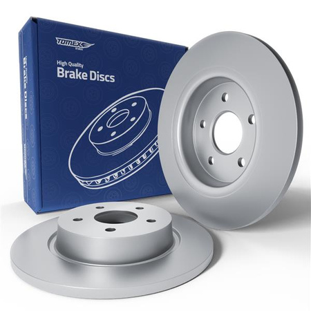 2x dischi freno per Ford Focus C-MAX I Monovolume (2003-2007) - pieni - 280mm - Tomex - TX 71-75 (asse posteriore)
