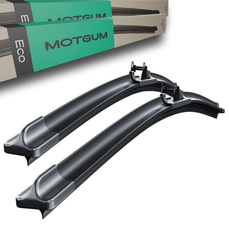 Spazzole tergicristallo anteriori per Volkswagen Golf III, IV Hatchback, Cabriolet, Variant (11.1991-05.2002) - tergicristalli auto - lame tergilunotto - Motgum - spazzole piatte ECO