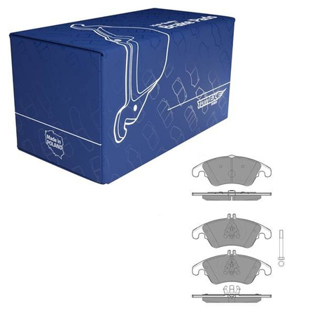Pastiglie freni per Mercedes-Benz SLK R172 Roadster (2011-2020) - Tomex - TX 16-31 (asse anteriore)