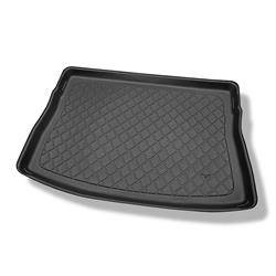 Vasca baule per Volkswagen Golf VII Hatchback (10.2012-12.2019) - tappetino per bagagliaio - tappeto bagagliaio per auto - Aristar - Guardliner - vano superiore con ruota di scorta/kit di riparazione; ruota sostituibile piena
