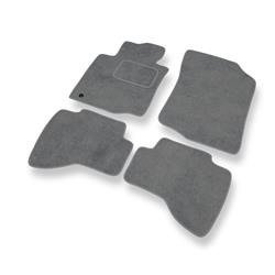 Tappetini auto in velluto per Toyota Aygo I (2005-2014) - tappeti auto grigio - DGS Autodywan
