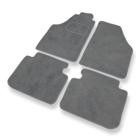Tappetini auto in velluto per Lancia Musa (2004-2011) - tappeti auto grigio - DGS Autodywan