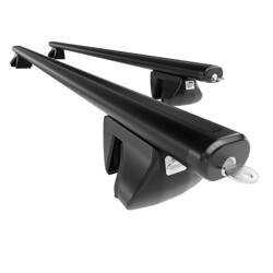 Barre portatutto in alluminio per Mini Hatch F54 Hatchback (2015-....) - portapacchi auto colore nero - portabagagli barre da tetto - Amos - Alfa - Aero - corrimano integrati