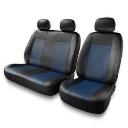 Coprisedili per Iveco Daily II, III, IV, V, VI (1990-2019) - fodere sedili universali - set coprisedili auto - Auto-Dekor - Comfort 2+1 - blu