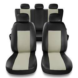 Coprisedili per Peugeot 306, 307, 308, 309 (1985-2019) - fodere sedili  universali - set coprisedili auto - Auto-Dekor - Comfort Plus - beige