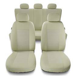 Coprisedili per Seat Ibiza I, II, III, IV, V (1984-2019) - fodere sedili universali - set coprisedili auto - Auto-Dekor - Modern - MC-3 (beige)