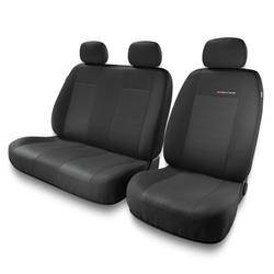 Coprisedili per Volkswagen Crafter I, II (2006-2019) - fodere sedili universali - set coprisedili auto - Auto-Dekor - Elegance 2+1 - P-3