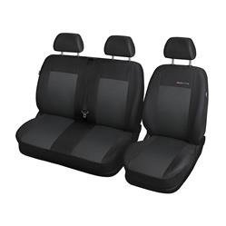 Coprisedili su misura per Citroen Berlingo II Van (2008-2018) solo sedili anteriori: sedile + sedile doppio - fodere sedili - set coprisedili auto - Auto-Dekor - Elegance - P-3