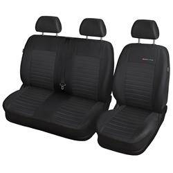 Coprisedili su misura per Citroen Berlingo II Van (2008-2018) solo sedili anteriori: sedile + sedile doppio - fodere sedili - set coprisedili auto - Auto-Dekor - Elegance - P-4