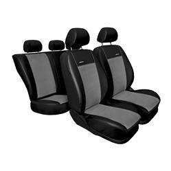 Coprisedili su misura per Dacia Duster I FL SUV (2013-2018) - fodere sedili - set coprisedili auto - Auto-Dekor - Premium - grigio