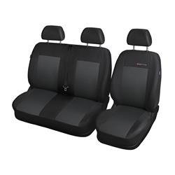 Coprisedili su misura per Ford Transit Connect Van (2013-2020) 2+1 - fodere sedili - set coprisedili auto - Auto-Dekor - Elegance - P-3