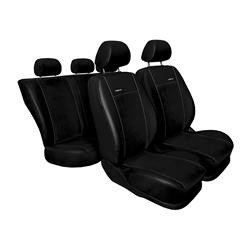 Coprisedili su misura per Opel Corsa E Hatchback (2014-2019) - fodere sedili - set coprisedili auto - Auto-Dekor - Premium - nero