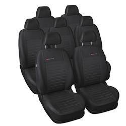 Coprisedili su misura per Seat Alhambra II Van (2010-2020) con seggiolini  nei sedili posteriori - fodere sedili - set coprisedili auto - Auto-Dekor -  Elegance - P-4 P-4