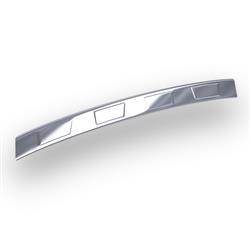 Protezione per paraurti posteriore in acciaio per Renault Megane II Berlina (4 porte) - (2002-2006) - Croni - 4 Trapezi - argento (lucido)