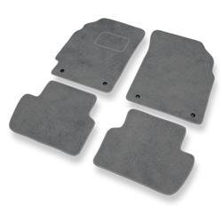 Tappetini auto in velluto per Chevrolet Spark II M300 (2010-2015) - tappeti auto grigio - DGS Autodywan