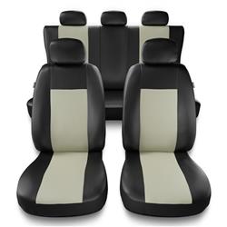 Coprisedili per Dacia Duster I, II (2010-2019) - fodere sedili universali - set coprisedili auto - Auto-Dekor - Comfort - beige