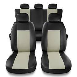 Coprisedili per Seat Ibiza I, II, III, IV, V (1984-2019) - fodere sedili universali - set coprisedili auto - Auto-Dekor - Comfort - beige