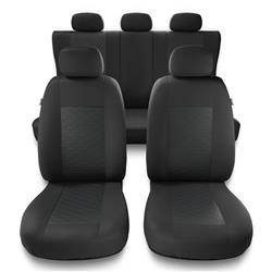 Coprisedili per Seat Ibiza I, II, III, IV, V (1984-2019) - fodere sedili universali - set coprisedili auto - Auto-Dekor - Modern - MP-2 (grigio)
