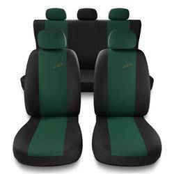 Coprisedili per Seat Ibiza I, II, III, IV, V (1984-2019) - fodere sedili universali - set coprisedili auto - Auto-Dekor - XR - verde