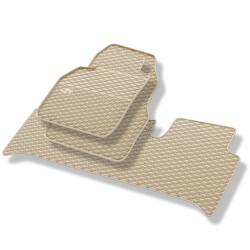 Tappetini auto in gomma per Renault Scenic II (2003-2009) - tappeti gomma beige - Geyer & Hosaja - 812/3B