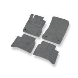 Tappetini auto in velluto per Mercedes-Benz Classe E W211 (2002-2009) - tappeti auto grigio - DGS Autodywan