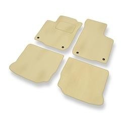 Tappetini auto in velluto per Volkswagen New Beetle I (1998-2005) - tappeti auto beige - DGS Autodywan