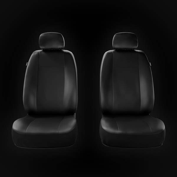 Coprisedili anteriori per Audi A1 I, II (2010-2019) - fodere sedili  universali - set coprisedili auto - Auto-Dekor - Comfort 1+1 - nero nero