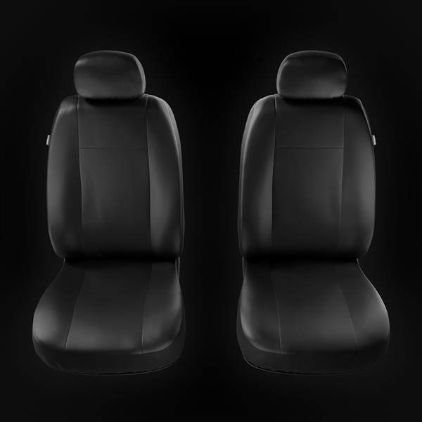 Coprisedili anteriori per Audi A1 I, II (2010-2019) - fodere sedili  universali - set coprisedili auto - Auto-Dekor - Comfort 1+1 - nero nero