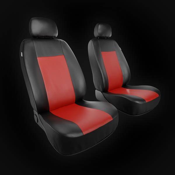 Coprisedili anteriori per Citroen Saxo (1996-2004) - fodere sedili  universali - set coprisedili auto - Auto-Dekor - Comfort 1+1 - rosso rosso