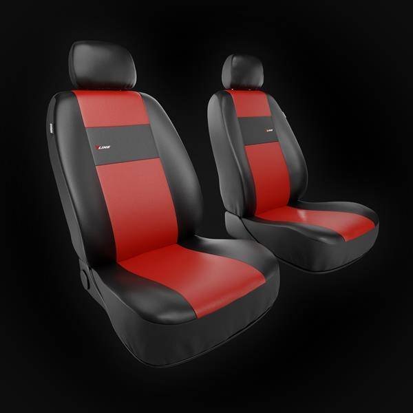 Set: tappetini auto in gomma + coprisedili su misura per Seat Ibiza IV 6J  Hatchback, SportCoupé, Sportstourer (2008-2017) - Elegance - P-1