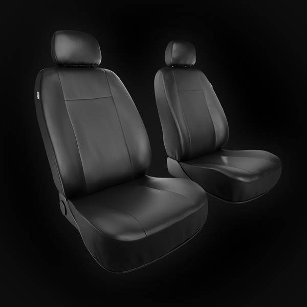 Coprisedili anteriori per Opel Corsa A, B, C, D, E (1982-2019) - fodere  sedili universali - set coprisedili auto - Auto-Dekor - Comfort 1+1 - nero  nero