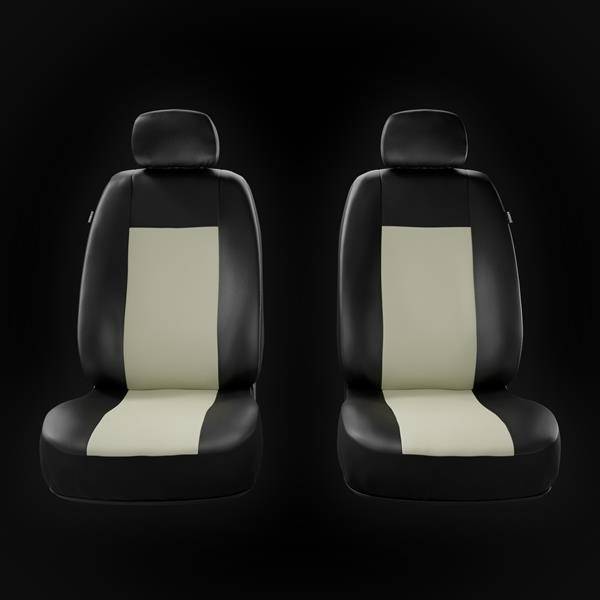 Coprisedili anteriori per Seat Arona (2017-2019) - fodere sedili universali  - set coprisedili auto - Auto-Dekor - Comfort 1+1 - beige beige