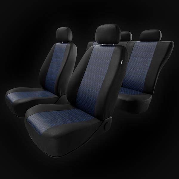 Coprisedili per Audi A1 I, II (2010-2019) - fodere sedili universali - set  coprisedili auto - Auto-Dekor - Profi - blu blu