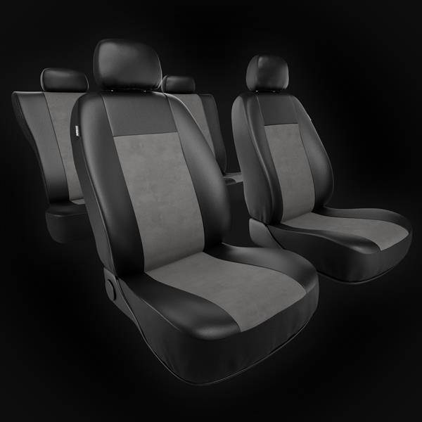 Coprisedili per Audi A1 I, II (2010-2019) - fodere sedili universali - set  coprisedili auto - Auto-Dekor - Superior - grigio grigio