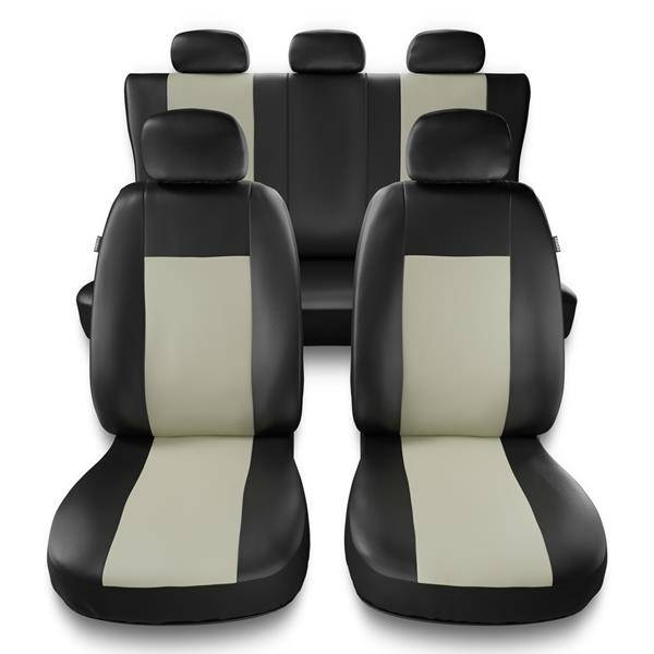 Coprisedili per BMW X1 I, II (2009-2022) - fodere sedili universali - set  coprisedili auto - Auto-Dekor - Comfort - beige beige