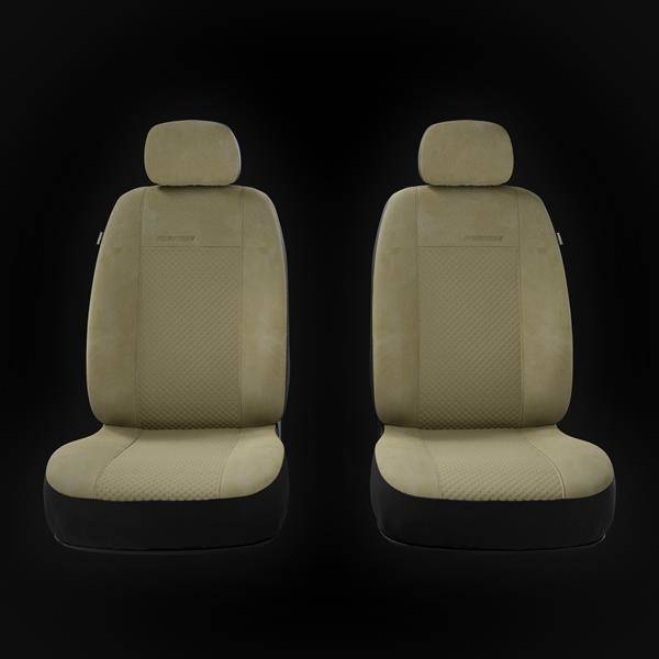 Coprisedili per BMW X1 I, II (2009-2022) - fodere sedili universali - set  coprisedili auto - Auto-Dekor - Prestige - beige beige