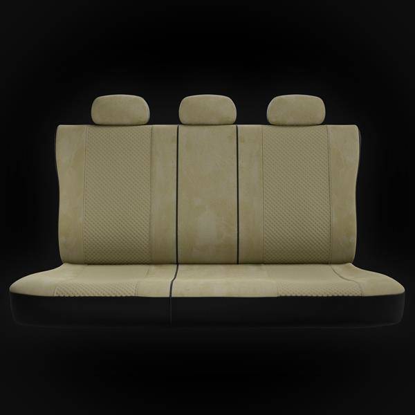 Coprisedili per BMW X1 I, II (2009-2022) - fodere sedili universali - set  coprisedili auto - Auto-Dekor - Prestige - beige beige