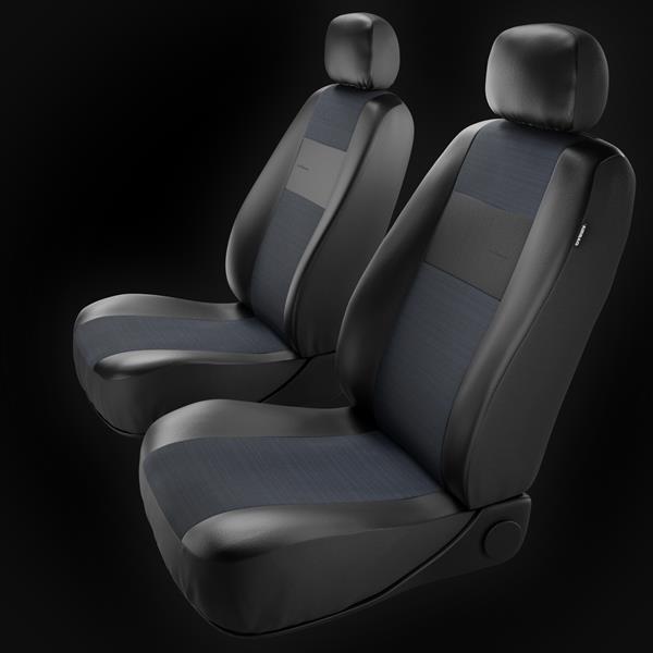 Coprisedili su misura per Seat Mii Hatchback (2011-2018) seconda fila:  sedile posteriore intero - fodere sedili - set coprisedili auto - Auto-Dekor  - Practic - nero