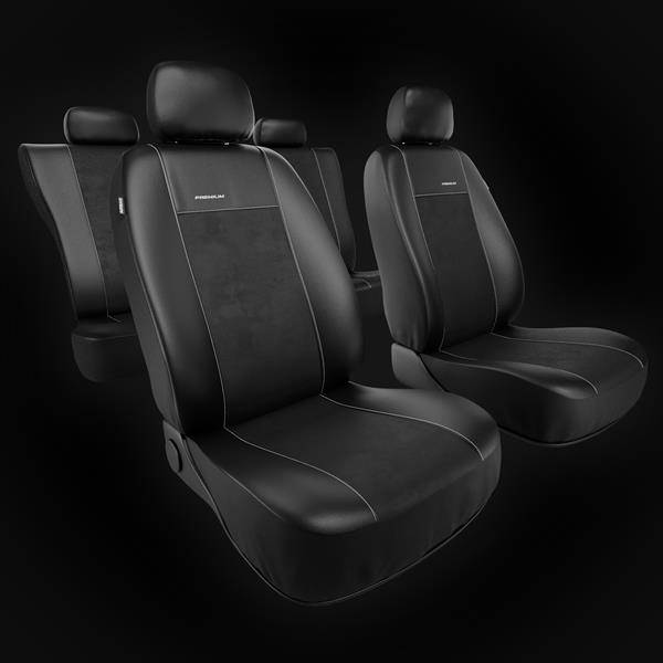 Coprisedili per Chevrolet Cruze I, II (2008-2019) - fodere sedili  universali - set coprisedili auto - Auto-Dekor - Premium - misura B - nero  nero