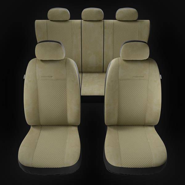 Coprisedili per Chevrolet Epica (2006-2012) - fodere sedili universali -  set coprisedili auto - Auto-Dekor - Prestige - beige beige