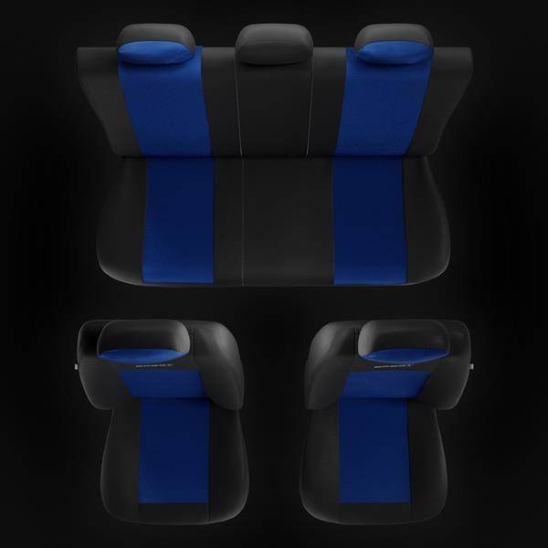 Coprisedili per Chevrolet Trax (2013-2019) - fodere sedili universali - set coprisedili  auto - Auto-Dekor - Sport Line - blu blu