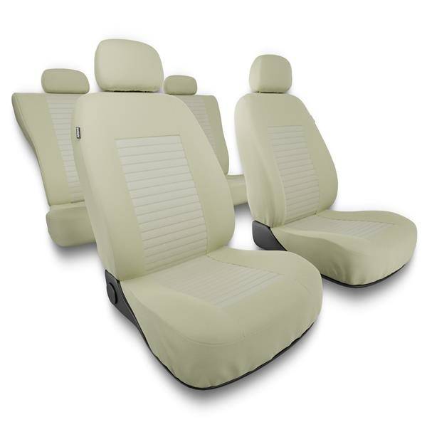 Coprisedili per Citroen C3 I, II, III (2002-2019) - fodere sedili  universali - set coprisedili auto - Auto-Dekor - Modern - MC-3 (beige) MC-3  (beige)