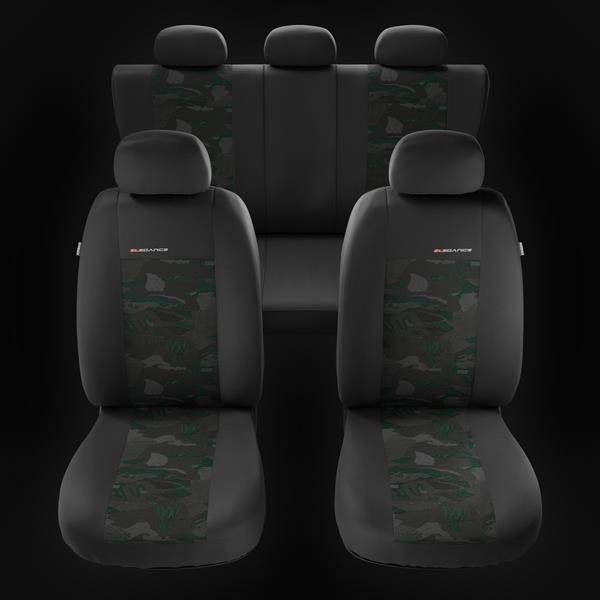 Coprisedile Universale per Auto Anteriore 2 Posti, Seat Cover Protezioni  per Macchina Poliestere