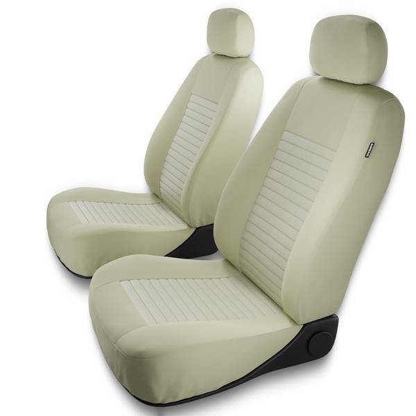 Coprisedili per Fiat Punto Grande, Evo, 2012 (2005-2018) - fodere sedili  universali - set coprisedili auto - Auto-Dekor - Modern - MC-3 (beige) MC-3  (beige)
