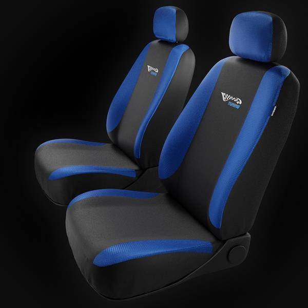 Coprisedili per Fiat Punto Grande, Evo, 2012 (2005-2018) - fodere sedili  universali - set coprisedili auto - Auto-Dekor - Tuning - blu blu