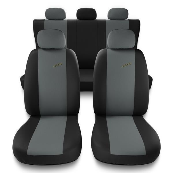 Coprisedili per Fiat Qubo (2009-2019) - fodere sedili universali - set coprisedili  auto - Auto-Dekor - XR - grigio chiaro grigio chiaro