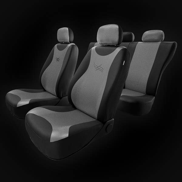 Coprisedili per Ford Ka I, II, III (1996-2016) - fodere sedili universali -  set coprisedili auto - Auto-Dekor - Comfort - grigio grigio